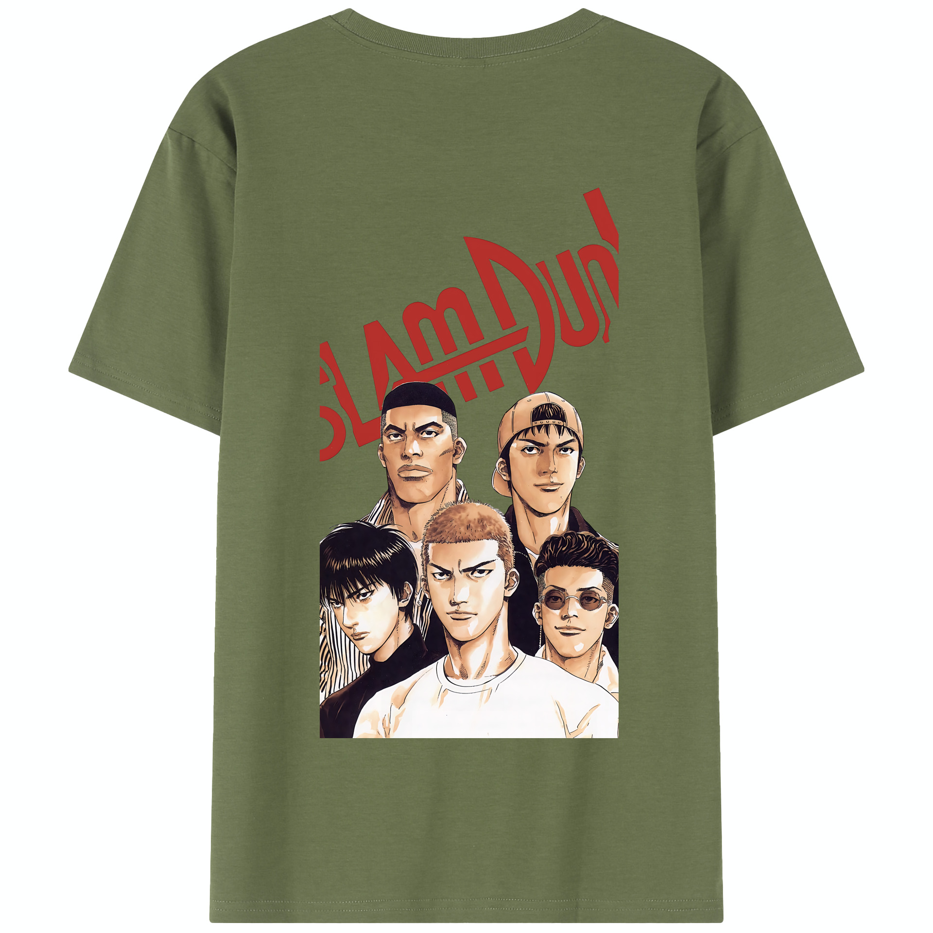 SLAM DUNK／スラムダンク 綿100％半袖Tシャツ（背面プリント）